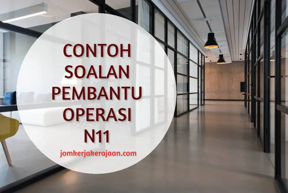 contoh soalan pembantu operasi n11