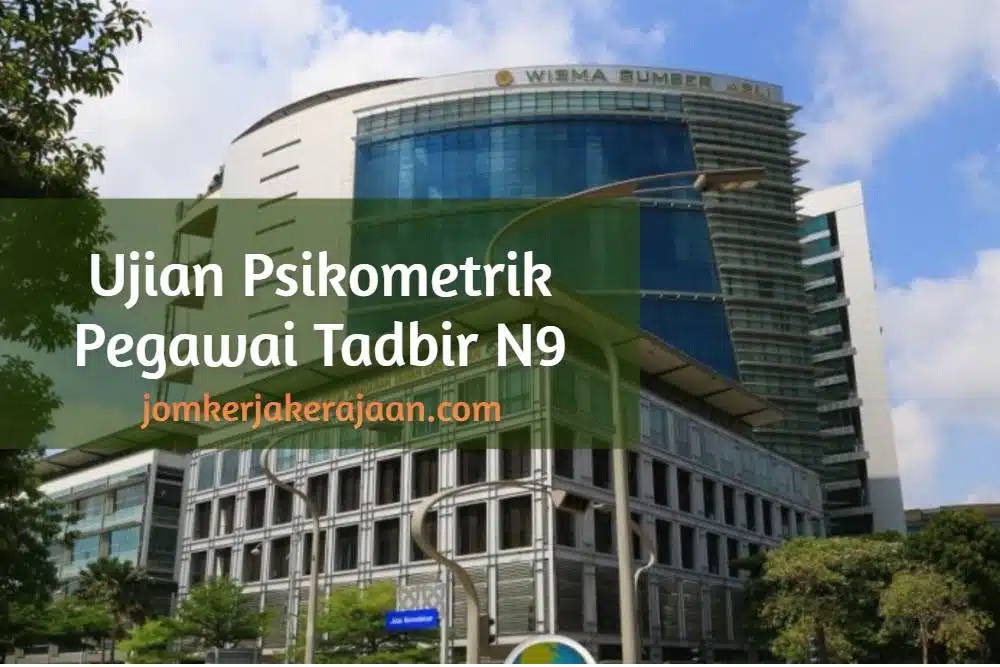 ujian psikometrik pegawai tadbir n9