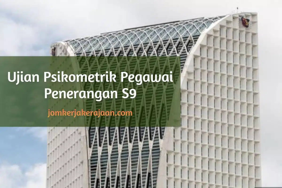 Ujian Psikometrik Pegawai Penerangan S9